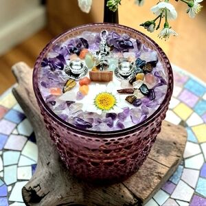 Hand Crafted , Wicked Worthy Wax, Talking Tea 8.5 oz candle